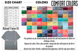 Custom Puff Vinyl School Team Spirit Comfort Colors