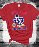 Texas Rangers Go and take it 2023 American League Champions Texas Rangers Baseball World Series Champions