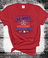 Texas Rangers Go and take it 2023 American League Champions Texas Rangers Baseball World Series Champions