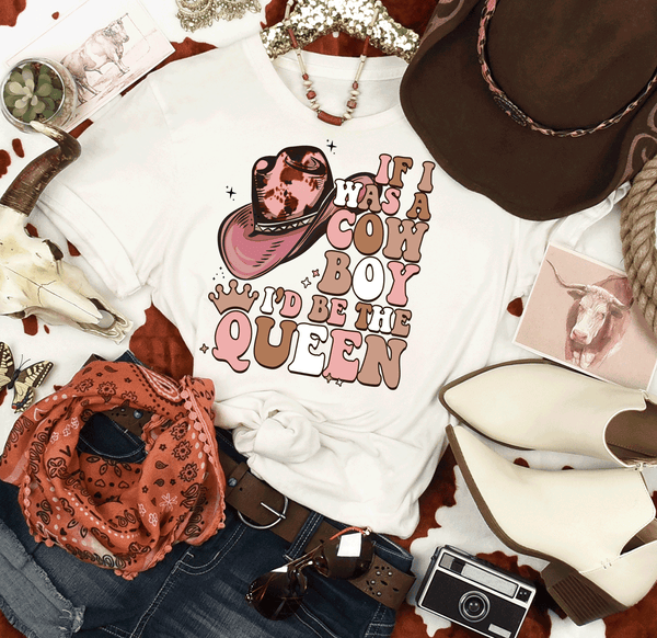 If I was a Cowboy I'd be Queen, Miranda Lambert, Country Music Inspired, Western Shirts, Pink Cowboy Hat