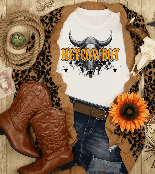 Hey Cowboy Vintage Country Comfort Colors Western Shirts Rodeo Shirts Cowboy Tees