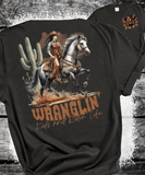Comfort Colors® Ranch Life Tee - 'Wranglin' Kids and Ridin' Life' Garment-Dyed T-shirt | Western Apparel, Cowboy Shirt, Gift for Him/Her, Casual
