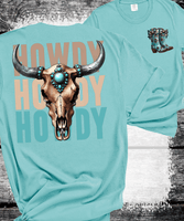 Comfort Colors® "Howdy Howdy Howdy" vintage western-style wild west nostalgia, Floral Western Mama T-Shirt, Rodeo Mama Tee, Funny Mama Tee, Floral Country Mom Shirt, Mothers Day Gift