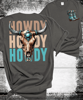 Comfort Colors® "Howdy Howdy Howdy" vintage western-style wild west nostalgia, Floral Western Mama T-Shirt, Rodeo Mama Tee, Funny Mama Tee, Floral Country Mom Shirt, Mothers Day Gift