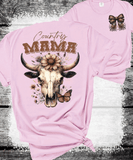 Comfort Colors® Country Mama Shirt, Floral Western Mama T-Shirt, Rodeo Mama Tee, Funny Mama Tee, Floral Country Mom Shirt, Mothers Day Gift