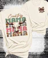 Comfort Colors® Country Mama Shirt, Floral Western Mama T-Shirt, Rodeo Mama Tee, Funny Mama Tee, Floral Country Mom Shirt, Mothers Day Gift