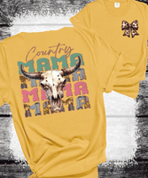 Comfort Colors® Country Mama Shirt, Floral Western Mama T-Shirt, Rodeo Mama Tee, Funny Mama Tee, Floral Country Mom Shirt, Mothers Day Gift
