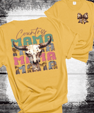 Comfort Colors® Country Mama Shirt, Floral Western Mama T-Shirt, Rodeo Mama Tee, Funny Mama Tee, Floral Country Mom Shirt, Mothers Day Gift