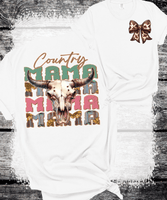 Comfort Colors® Country Mama Shirt, Floral Western Mama T-Shirt, Rodeo Mama Tee, Funny Mama Tee, Floral Country Mom Shirt, Mothers Day Gift