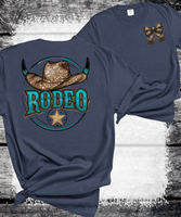 Comfort Colors® Rodeo faux Bling Cowboy Hat Shirt, Floral Western Mama T-Shirt, Rodeo Mama Tee, Funny Mama Tee, Floral Country Mom Shirt, Mothers Day Gift