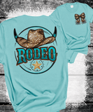 Comfort Colors® Rodeo faux Bling Cowboy Hat Shirt, Floral Western Mama T-Shirt, Rodeo Mama Tee, Funny Mama Tee, Floral Country Mom Shirt, Mothers Day Gift