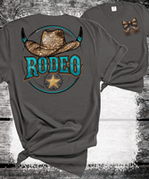 Comfort Colors® Rodeo faux Bling Cowboy Hat Shirt, Floral Western Mama T-Shirt, Rodeo Mama Tee, Funny Mama Tee, Floral Country Mom Shirt, Mothers Day Gift