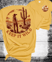 Comfort Colors® "Keep It Wild" vintage western-style wild west nostalgia, Floral Western Mama T-Shirt, Rodeo Mama Tee, Funny Mama Tee, Floral Country Mom Shirt, Mothers Day Gift