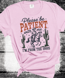Comfort Colors® Please Be Patient With Me I'm From The 1900s, Funny Western Shirt, Meme Shirt, Gift for Friend, Funny Dad Shirt, Gift for Mom
