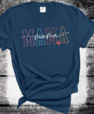 Comfort Colors® Mama Shirt For Mothers Day Gift From Daughter, Mama Tshirt For Birthday Gift For Her, Baby Shower Gift, Mom Pregnancy Gift