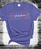 Comfort Colors® Mama Shirt For Mothers Day Gift From Daughter, Mama Tshirt For Birthday Gift For Her, Baby Shower Gift, Mom Pregnancy Gift