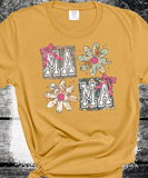 Checker Mama Floral Flowers Coquette Bows Mother's Day