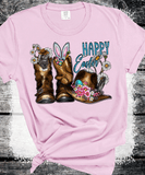 Comfort Colors® Cowgirl Easter Cowboy boots, Western Hat Shirt, Christian Easter Sweatshirt, Happy Easter Day Gift, Girly Easter Shirt, Western Easter