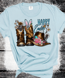 Comfort Colors® Cowgirl Easter Cowboy boots, Western Hat Shirt, Christian Easter Sweatshirt, Happy Easter Day Gift, Girly Easter Shirt, Western Easter