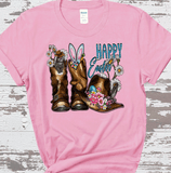 Comfort Colors® Cowgirl Easter Cowboy boots, Western Hat Shirt, Christian Easter Sweatshirt, Happy Easter Day Gift, Girly Easter Shirt, Western Easter