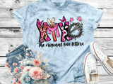 Comfort Color Colorblast Tie Dye The Original Love Letters XOXO Easter Leopard Cow Print