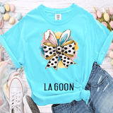 Happy Easter Bunny Ears polkadot Bow Shirt Cute Easter Sweatshirt Easter Day Gift Easter Shirts, Family Easter Shirts Matching Mom shirts
