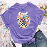 Happy Easter Bunny Ears polkadot Bow Shirt Cute Easter Sweatshirt Easter Day Gift Easter Shirts, Family Easter Shirts Matching Mom shirts