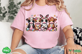 Easter Baby Cow, Cute Cows Easter, Retro Easter shirts, Happy Easter Farmland Cute Cows with Bunny Ears sweatshirt, Trending Easter Basket GIft