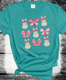 Coquette Bow Easter Day Shirt, Easter Bunny Shirt, Bunny Bow Shirt Easter Bunny Coquette Tee, Happy Easter Coquette Bow Tee, Cute Bunny Tee