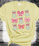 Coquette Bow Easter Day Shirt, Easter Bunny Shirt, Bunny Bow Shirt Easter Bunny Coquette Tee, Happy Easter Coquette Bow Tee, Cute Bunny Tee