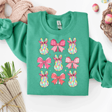 Coquette Bow Easter Day Shirt, Easter Bunny Shirt, Bunny Bow Shirt Easter Bunny Coquette Tee, Happy Easter Coquette Bow Tee, Cute Bunny Tee