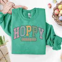 Comfort Color Hoppy Easter Shirt  Hoppy Easter Bunnies Shirt  Bunny Shirt, Easter Bunny Shirt, Cute Easter Shirt, Easter Matching Tee