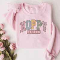 Comfort Color Hoppy Easter Shirt  Hoppy Easter Bunnies Shirt  Bunny Shirt, Easter Bunny Shirt, Cute Easter Shirt, Easter Matching Tee