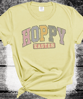 Comfort Color Hoppy Easter Shirt  Hoppy Easter Bunnies Shirt  Bunny Shirt, Easter Bunny Shirt, Cute Easter Shirt, Easter Matching Tee