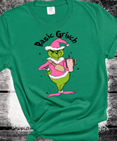 Basic Grinch Scrouge Pink Christmas Classic Christmas Family Movie Shirts Grinch Shirts Sweatshirts hoodie comfort colors