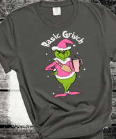 Basic Grinch Scrouge Pink Christmas Classic Christmas Family Movie Shirts Grinch Shirts Sweatshirts hoodie comfort colors