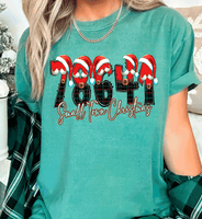 Custom Personalized Zip Code Small Town Christmas ~ Family Matching Shirts ~ Christmas Santa Shirts ~ Women's Kids Matching Comfort Colors shirts