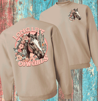 Long Live Cowgirls Horse Bleached Shirts