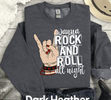 Wanna Rock and Roll all Night ; KISS 80s Rock bands 90s Music Rock vintage band Sweatshirts, rock tshirt, band tee, rock band, vintage t shirt, 70s 80s 90s nostalgia