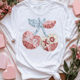 Comfort Colors® Cherries Faux Yarn, 3d Embossed Valentines Day Shirts, Cherries Faux Embordary sweatshirts, Trending Faux YARN Shirts, Lovers Gift, MOM gift, Latch Hook Sweatheart Day