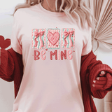 Comfort Colors® Be Mine heart Puff Vinyl, 3d Embossed Valentines Day Shirts, Be Mine sweatshirts, Trending Faux YARN Shirts, Lovers Gift, MOM gift, Latch Hook Sweatheart Day