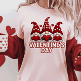 Comfort Colors® Valentine Gnomes Faux Patchwork, 3d Embossed Valentines Day Shirts,  Heart Gnomes Faux Embroidery sweatshirts, Patchwork Gnomes Trending Faux YARN Shirts, Lovers Gift, MOM gift, Latch Hook Sweatheart Day