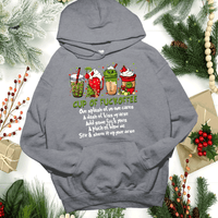 Cup of fuckoffee Grinc Sweatshirt, Grinc Face Sweatshirt, Funny Christmas Shirt, Christmas Coffee Shirt, Xmas Sweatshirt, Christmas Shirt