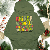 Whoville Cindy Lou & Max Whobilation It's Grinchmas Y'all Christmas Comfort Colors Shirt, Snowman Fall shirt, Funny shirt, Xmas Movie Shirt