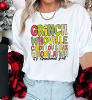 Grinch Whoville Cindy Lou & Max Whobilation It's Grinchmas Ya'll  Funny Christmas Shirt, Christmas Coffee Shirt, Xmas Sweatshirt, Christmas Shirt