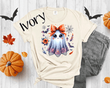 Vintage Halloween Shirt, Spooky Season Cute Lace Ghost Halloween Boo Lace Bow Halloween trending, Halloween Gift, Stay Spooky Shirt (Copy)