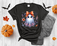 Vintage Halloween Shirt, Spooky Season Cute Lace Ghost Halloween Boo Lace Bow Halloween trending, Halloween Gift, Stay Spooky Shirt (Copy)