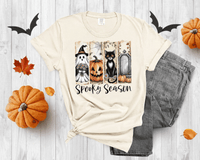 Vintage Halloween Shirt, Spooky Season T-Shirt, Ghost Pumpkin Cat Shirt, Halloween Gift, Stay Spooky Shirt