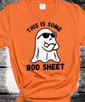 This is some BOO Sheet Comfort Color Sweatshirts Hoodies Funny Halloween Shirts