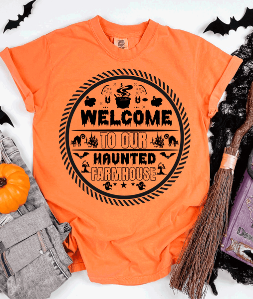 Welcome to our Haunted Farmhouse Comfort Colors